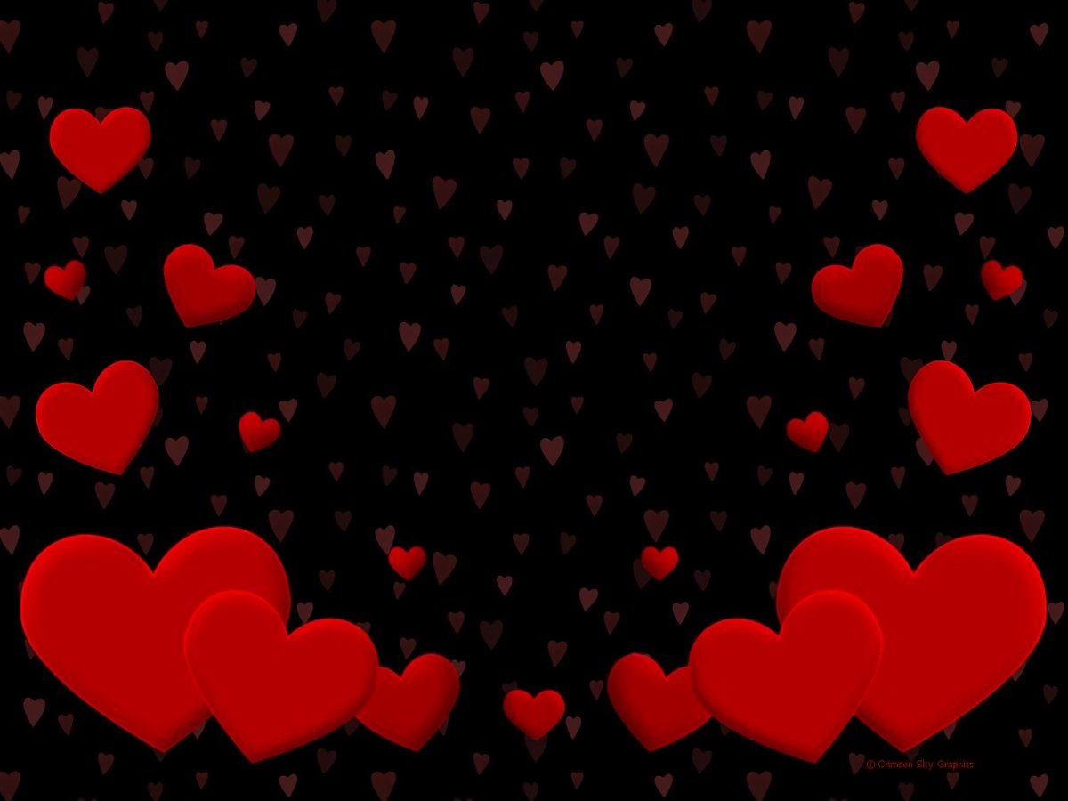 Синее сердце на черном фоне