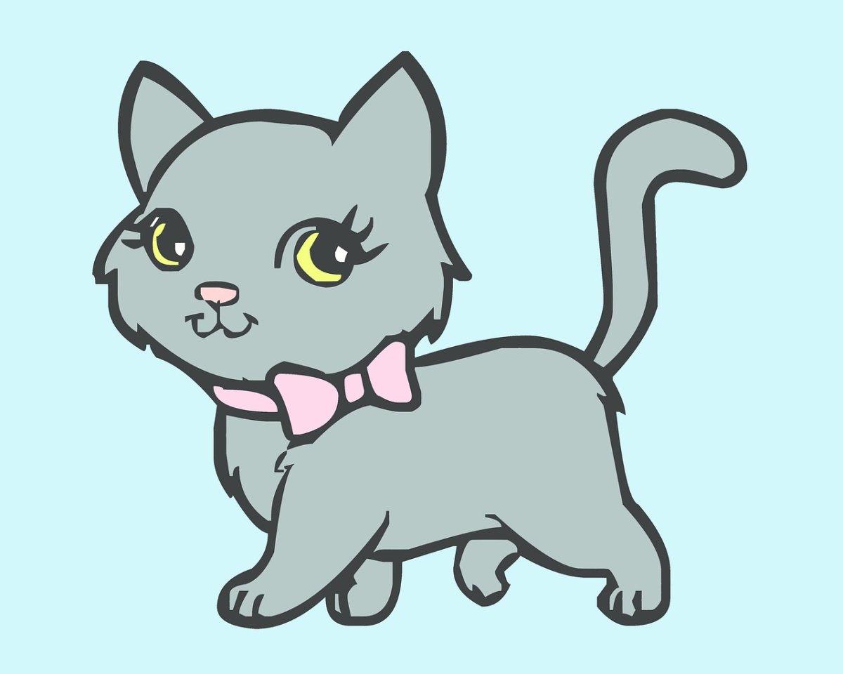 Красивые котята мультяшные