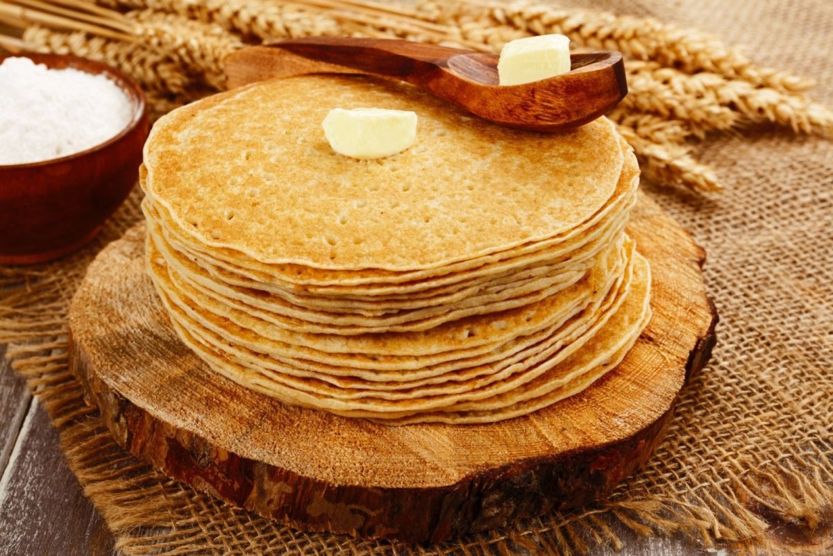 Красивые блины на Масленицу