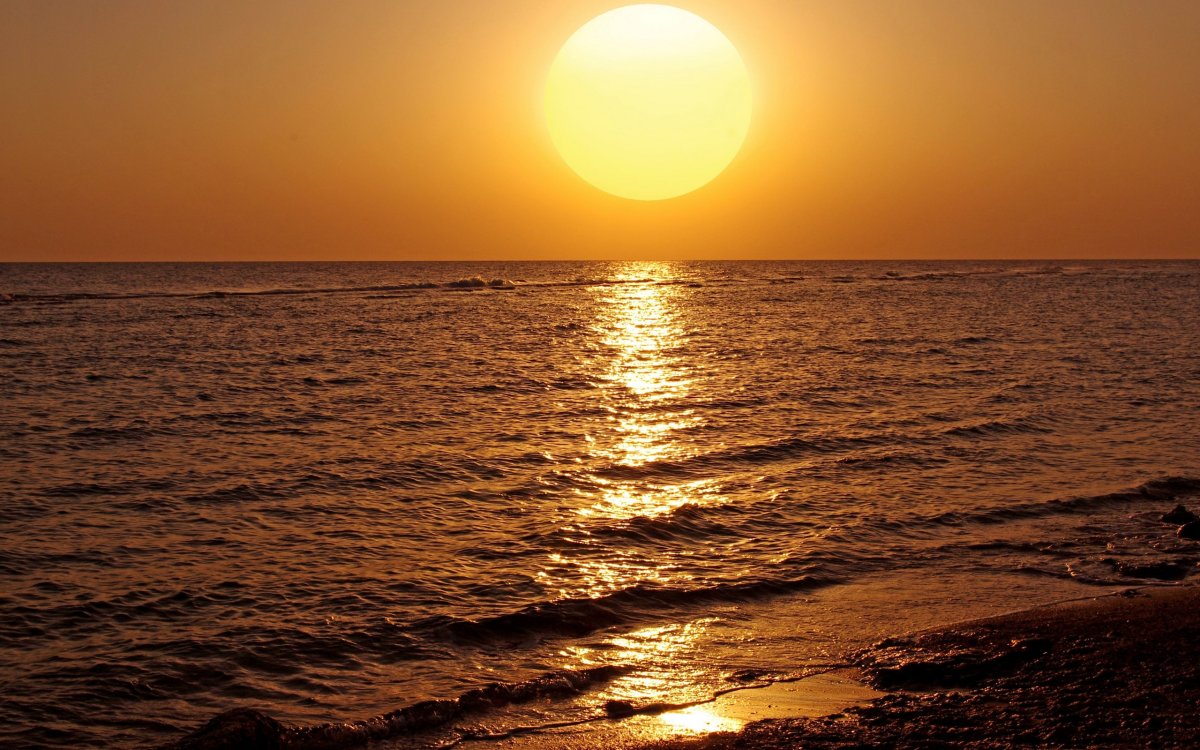 Море волны солнце