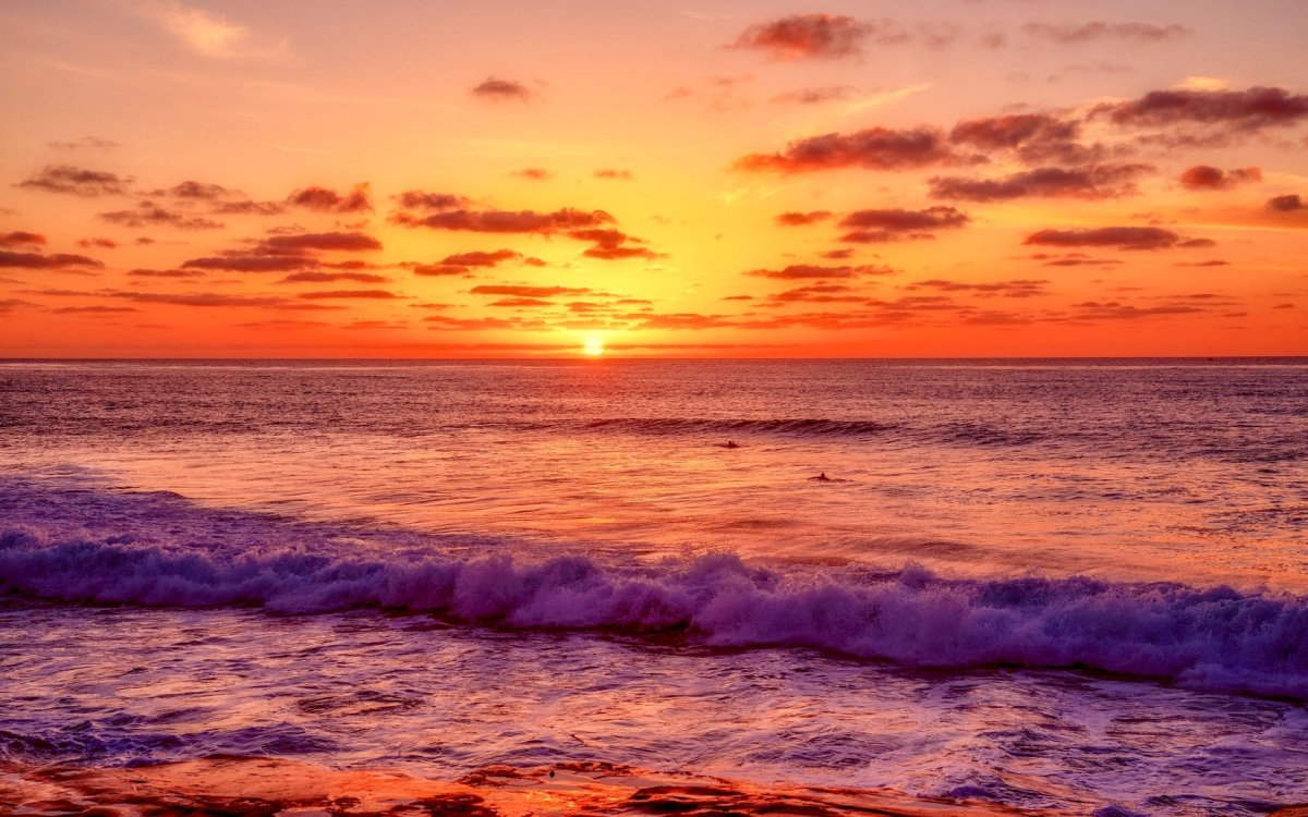 Морской закат