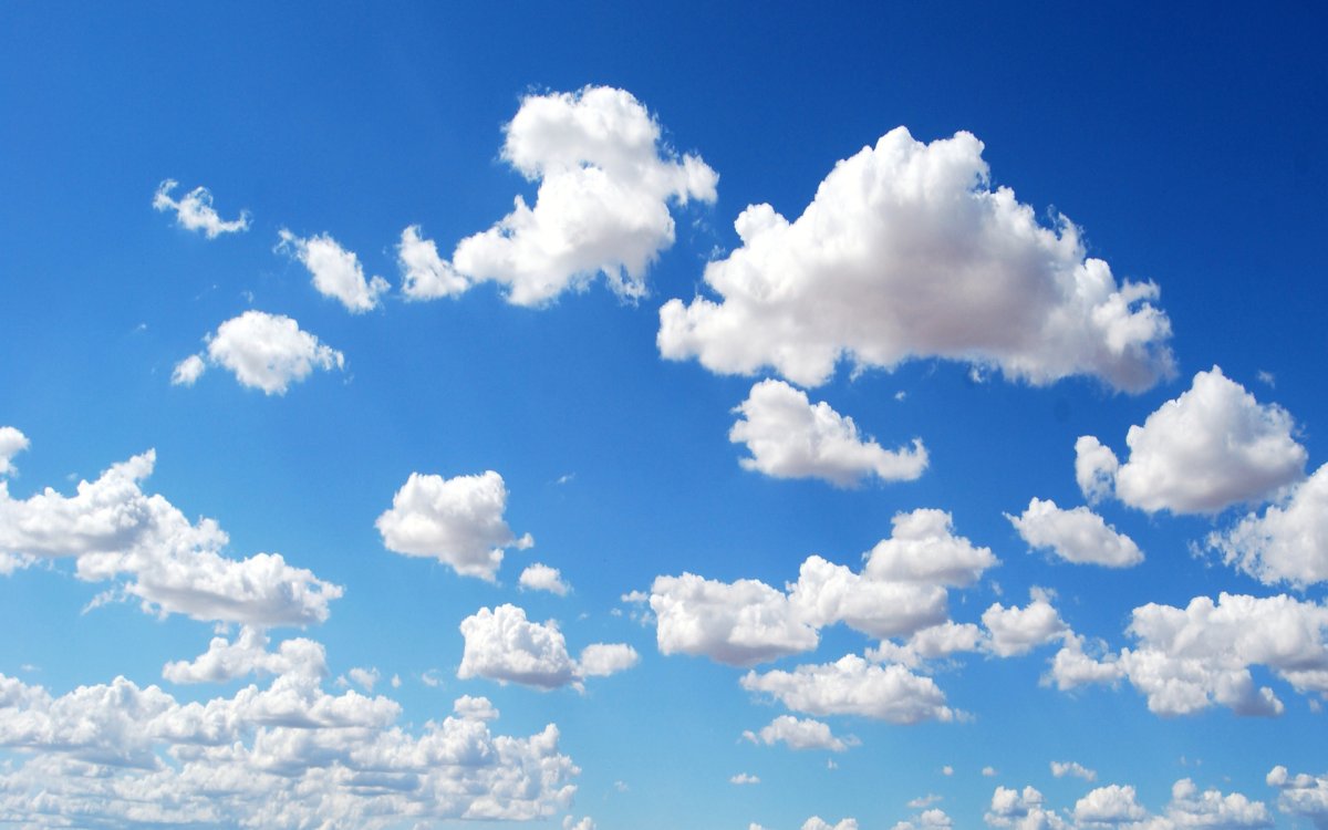 Голубое небо