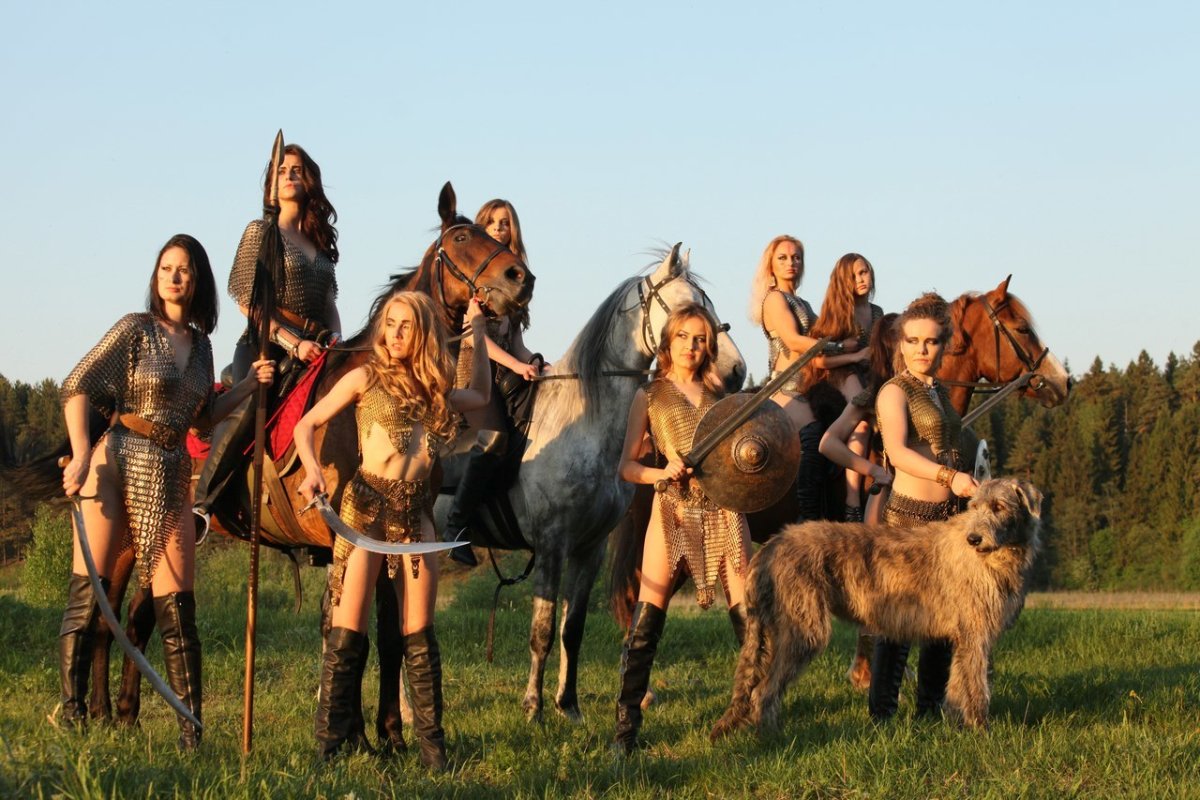 Скифы женщины воительницы