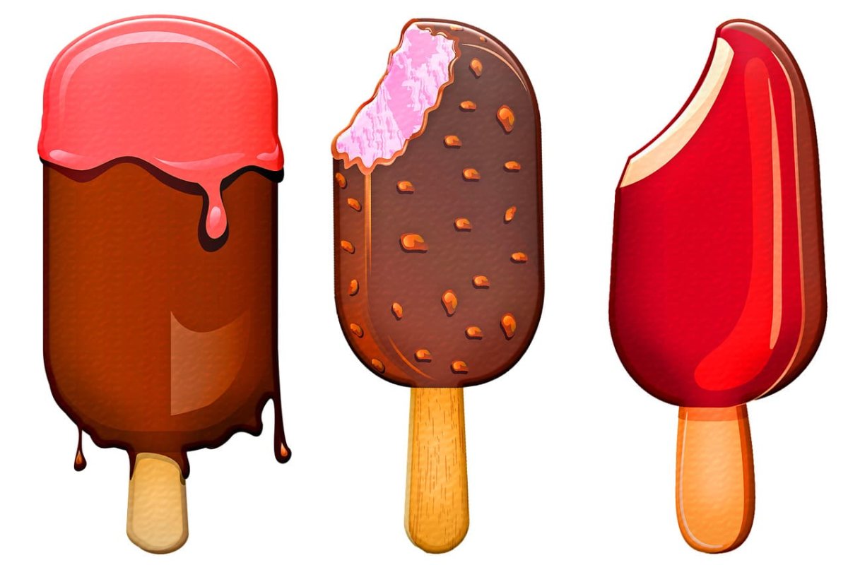 Мороженое на палочке