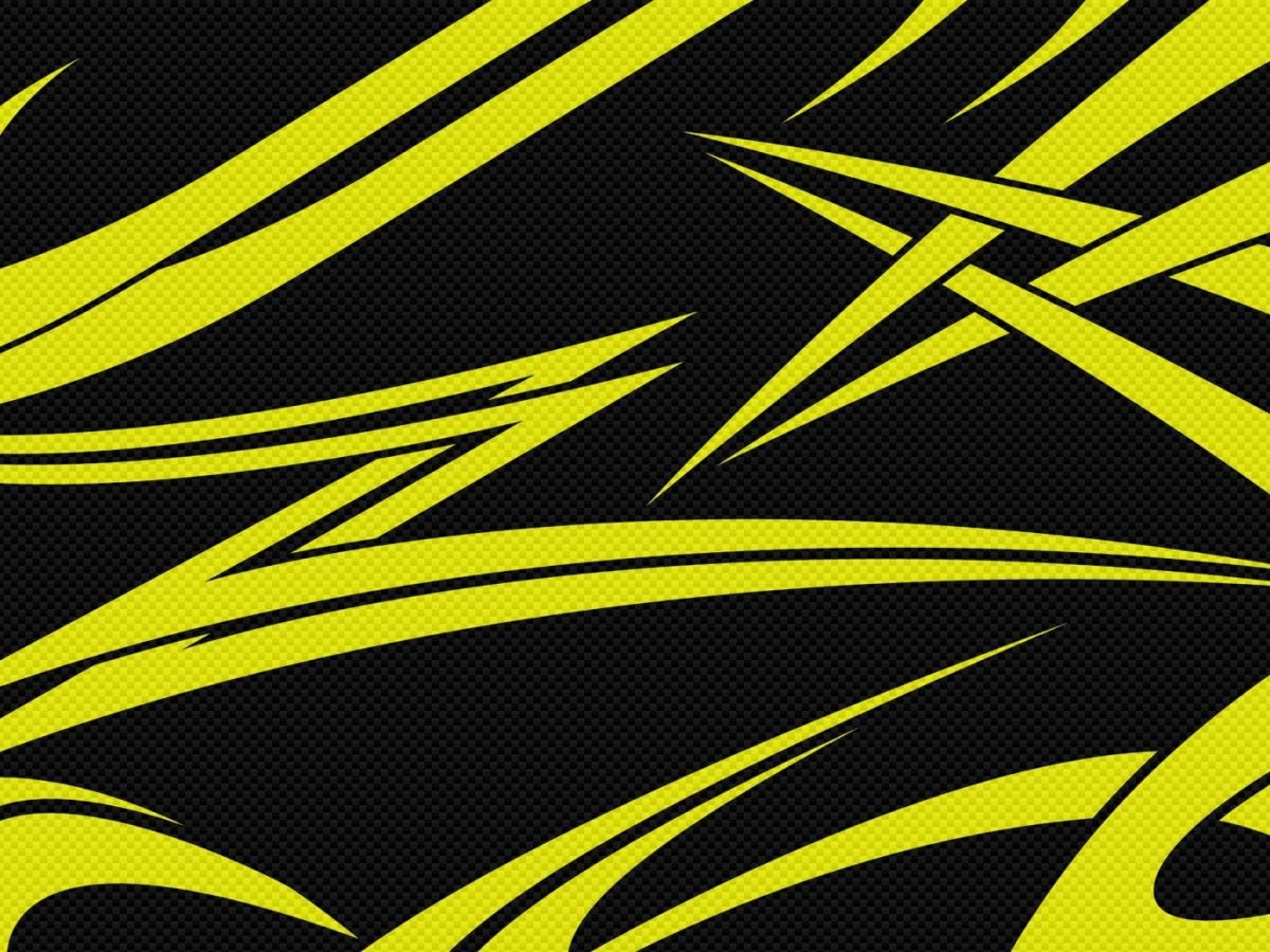 Желто черная абстракция