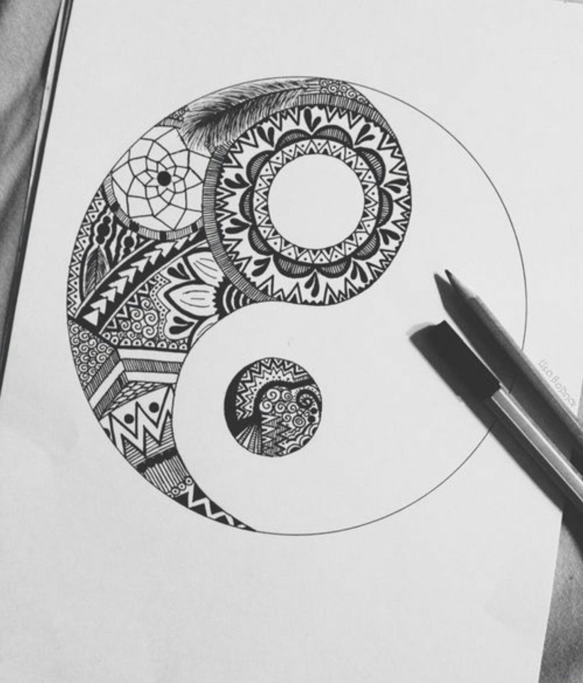 Рисунки для срисовки в круге