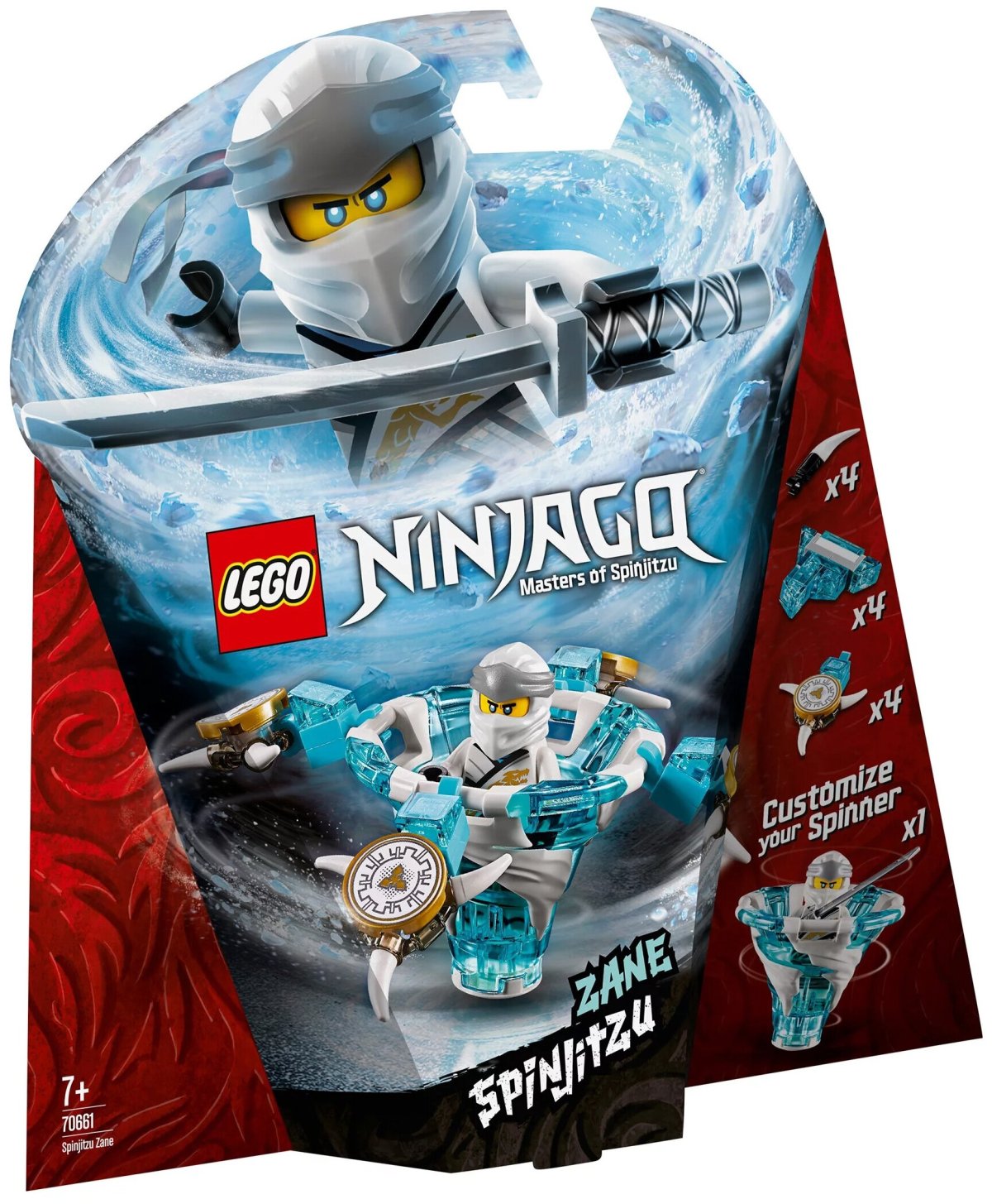 Конструктор LEGO Ninjago 70661 Зейн - мастер Кружитцу