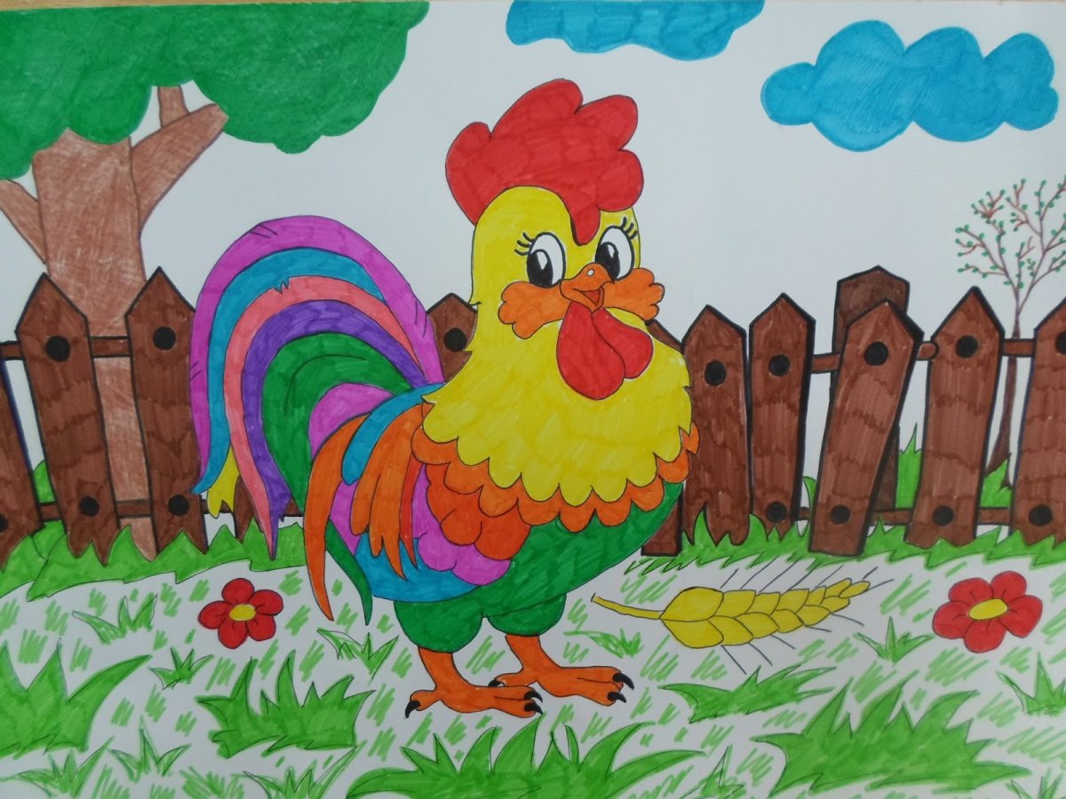 Петушок золотой гребешок. Сказка