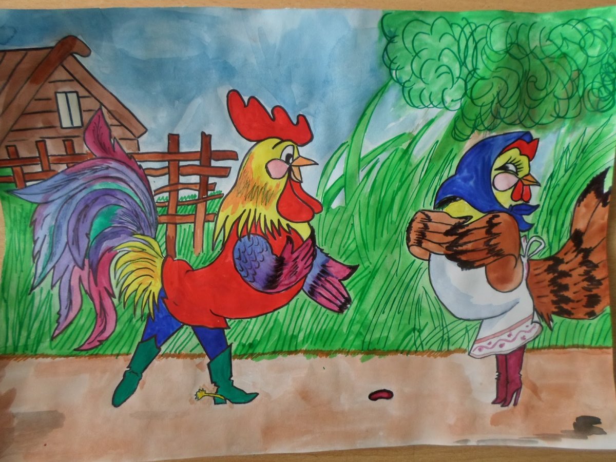 Петушок золотой гребешок. Сказка