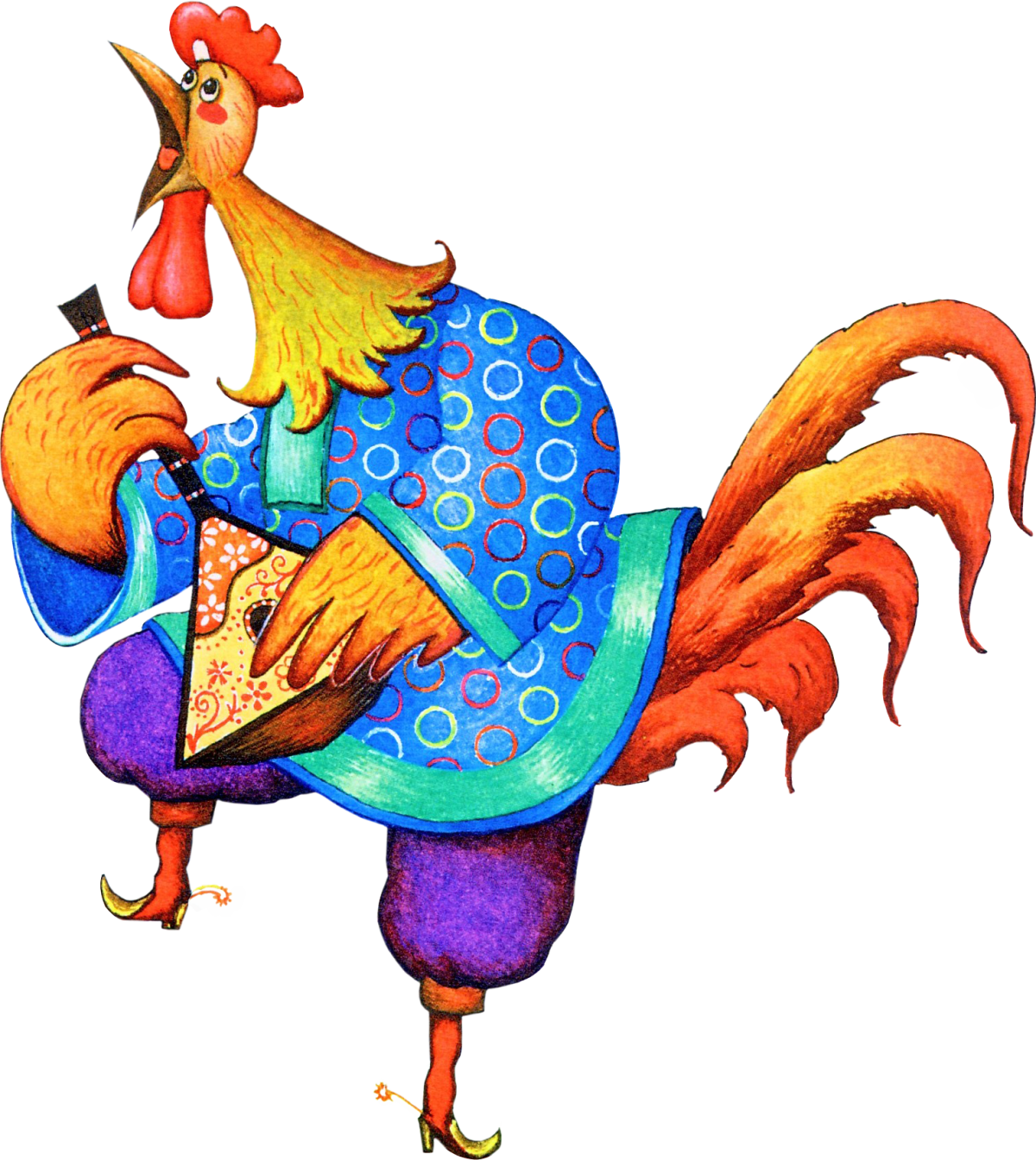 Умка книга музыкальная «петушок - золотой гребешок