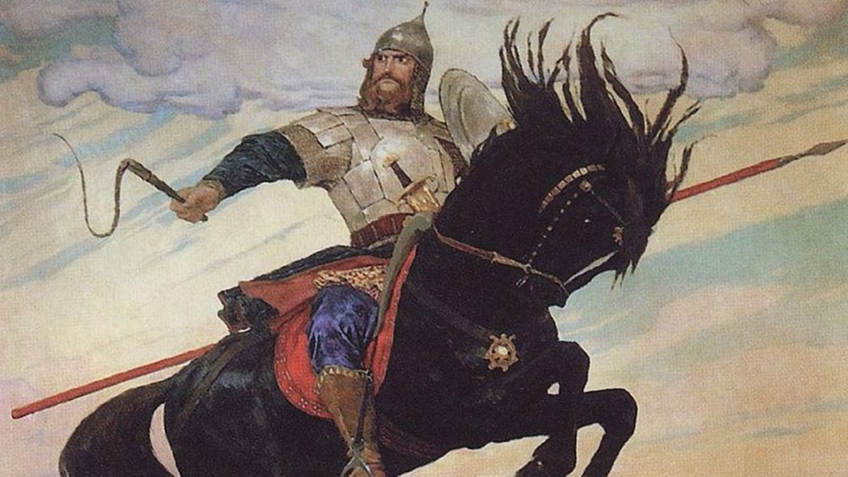 Илья Муромец из мультика три богатыря
