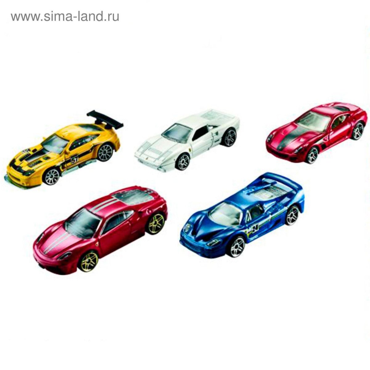 Набор подарочный hot Wheels: 5 машинок, микс