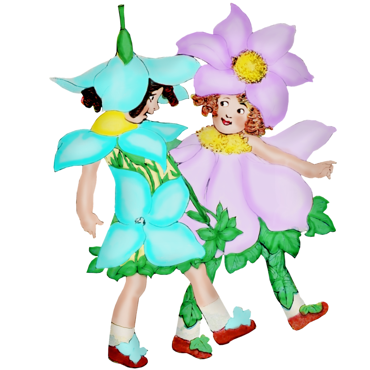 Маленькие цветочные феи