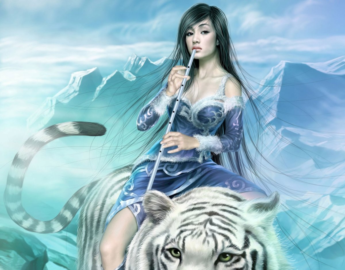 Девушка на Тигре