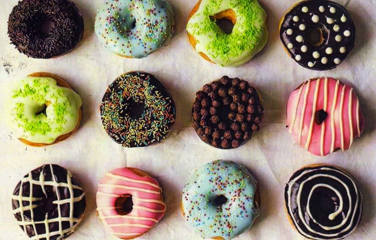 Красивые пончики