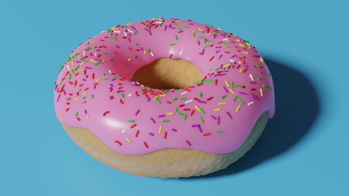 Пончик сверху