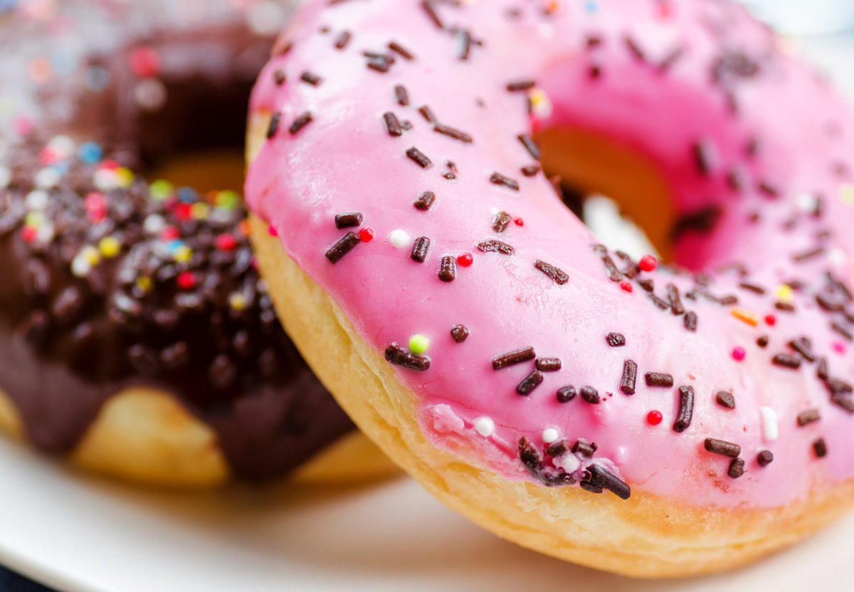 Пончик сверху