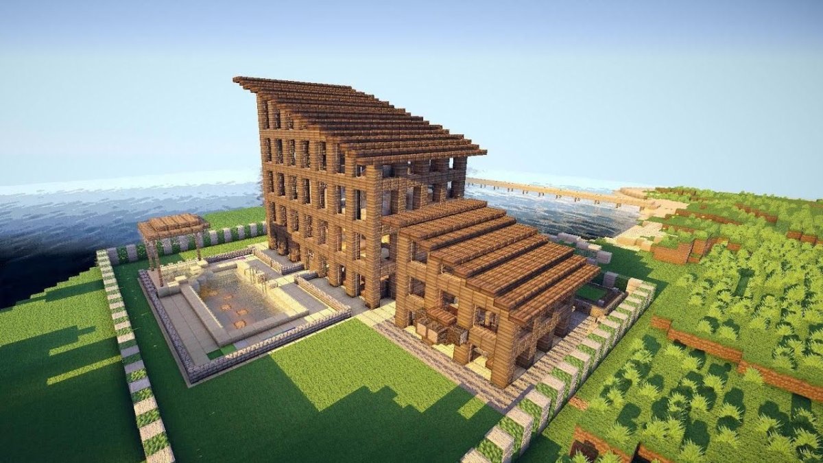 Красивые здания в МАЙНКРАФТЕ