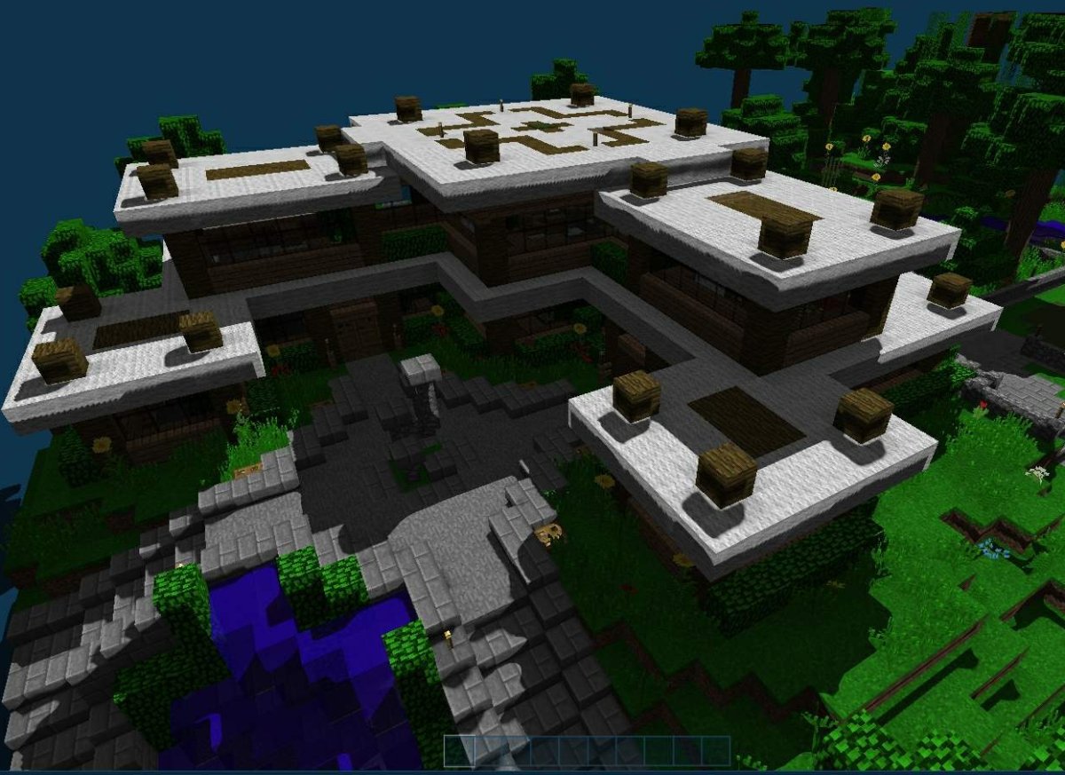 Постройки в МАЙНКРАФТЕ