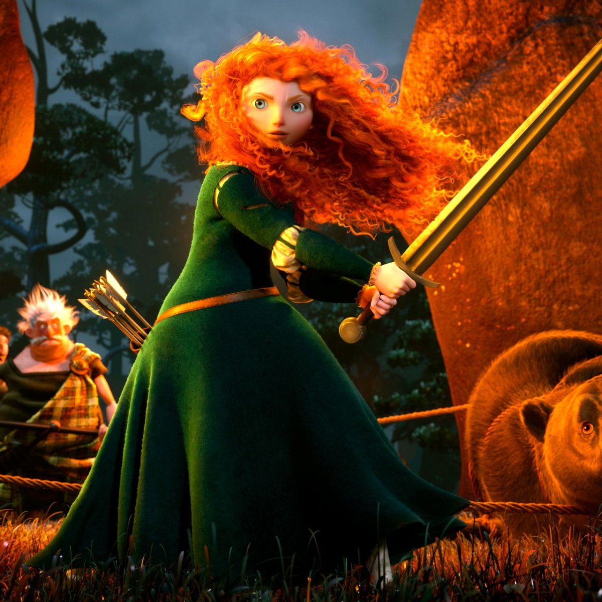 Храброе сердце принцесса Мерида