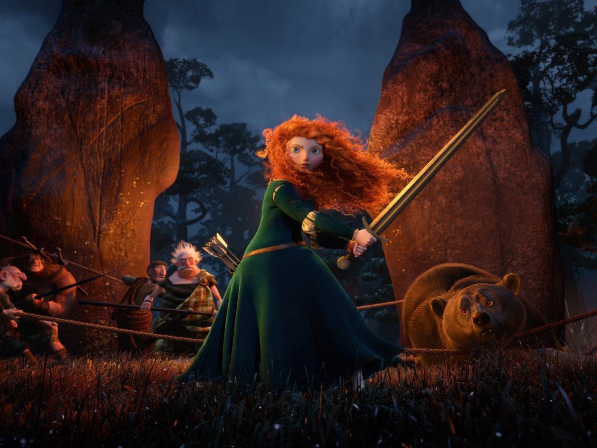 Храбрая сердцем Мерида и принц