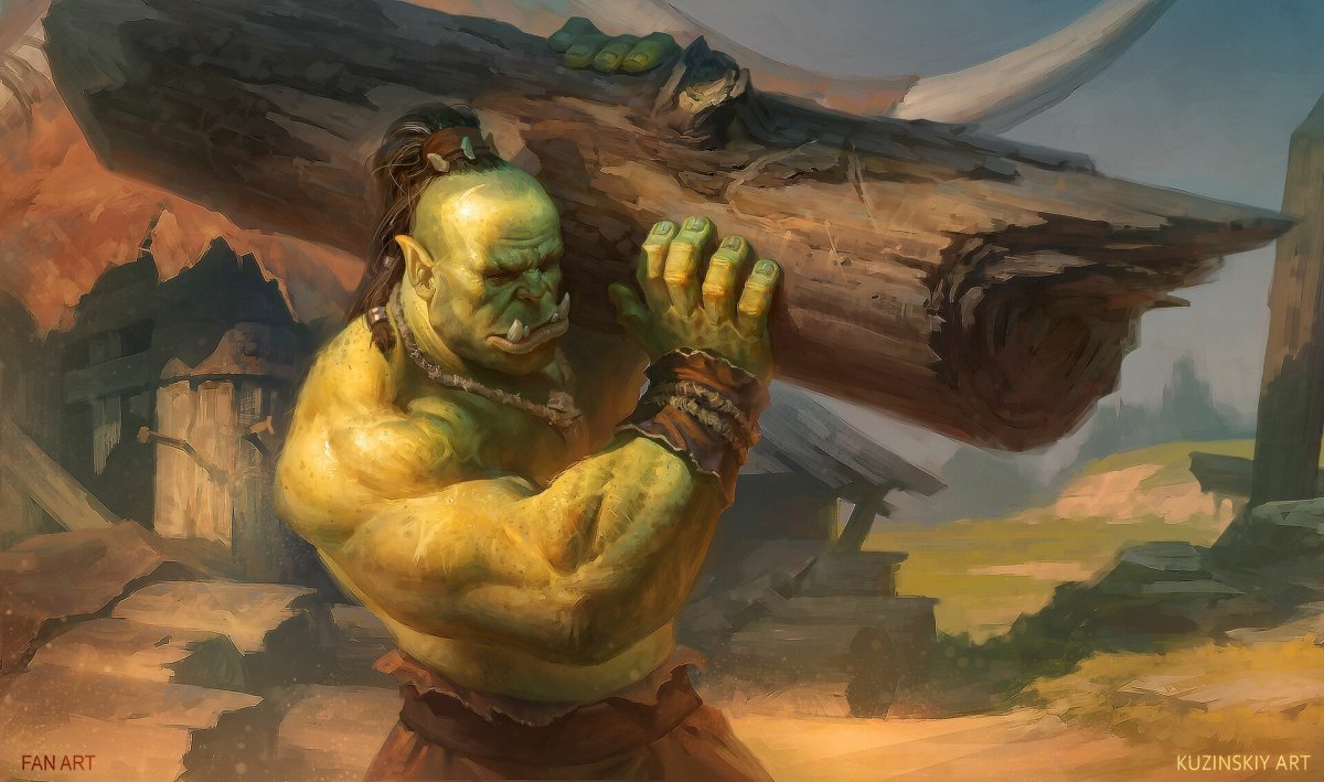 Орк варкрафт арт