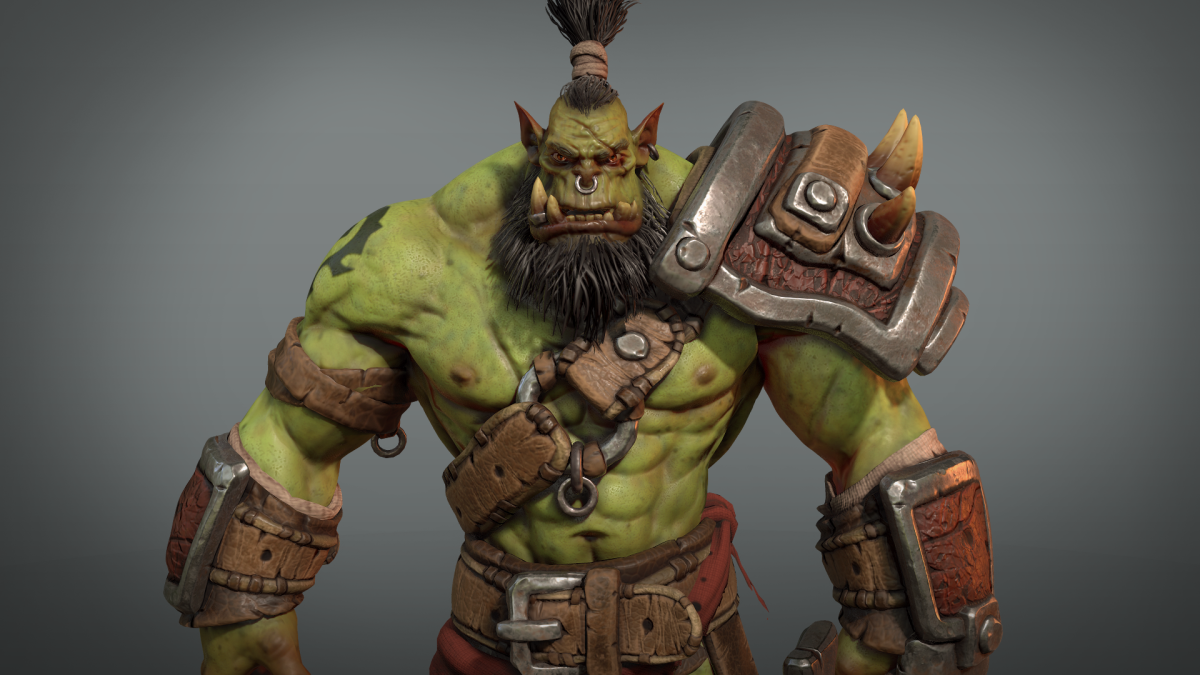 Орк варкрафт 3д
