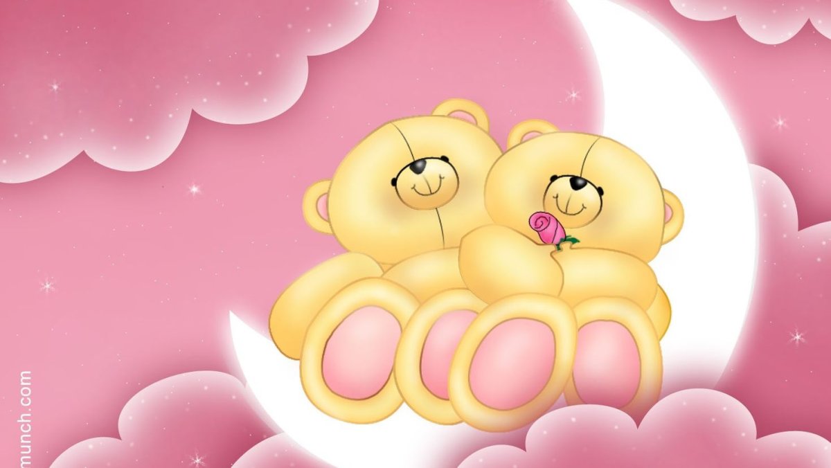 С днем влюбленных мишки