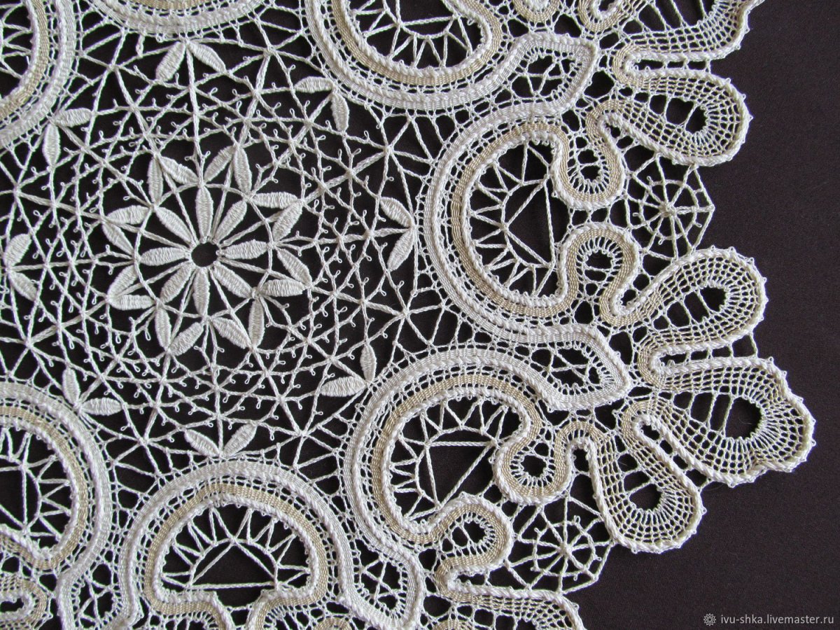 Вологодское кружево коклюшечное