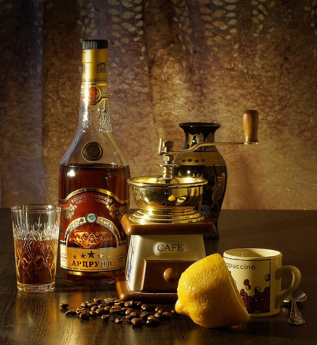 Арарат коньяк натюрморт