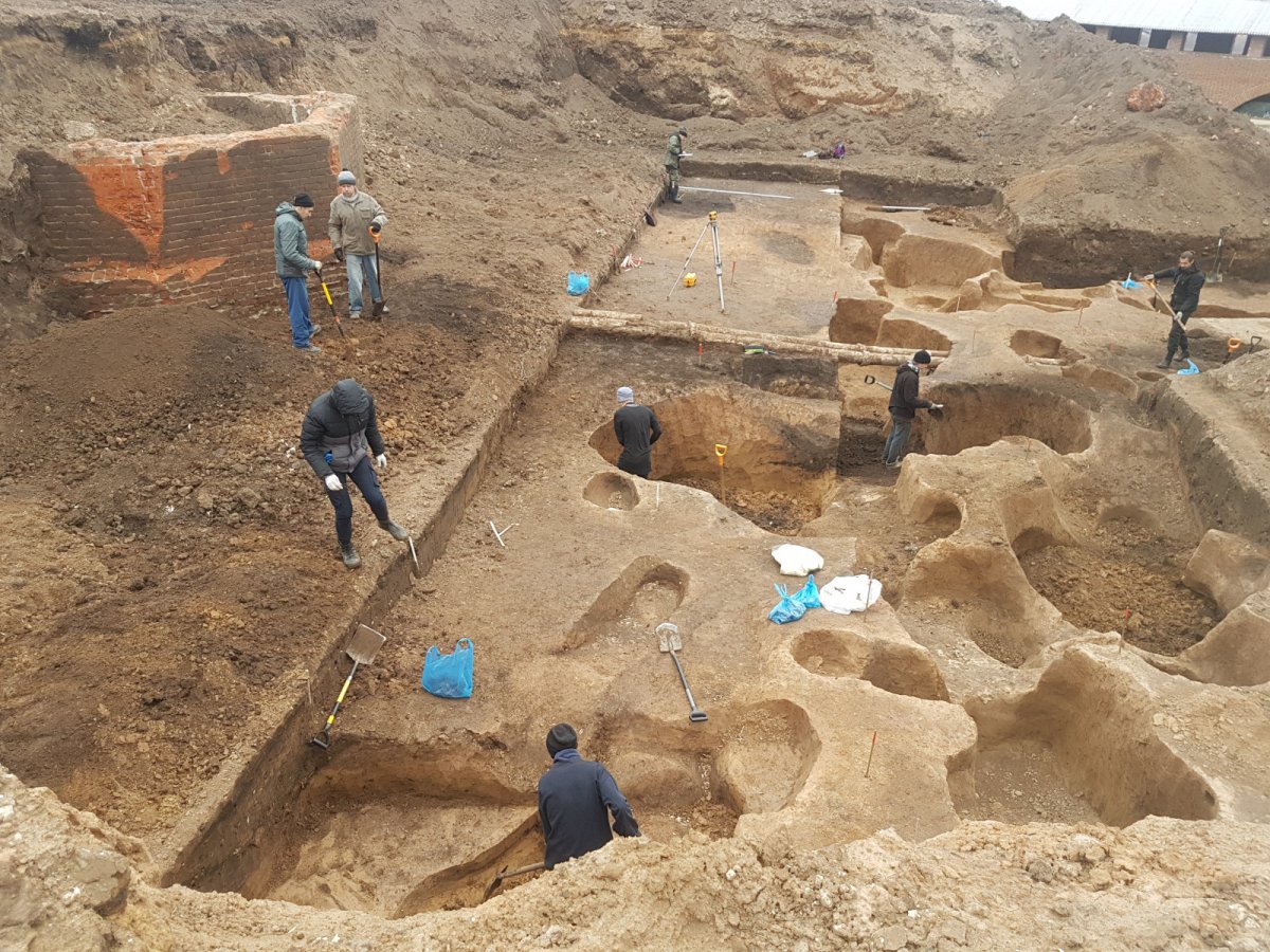 Археологический раскоп Кремля Нижний Новгород