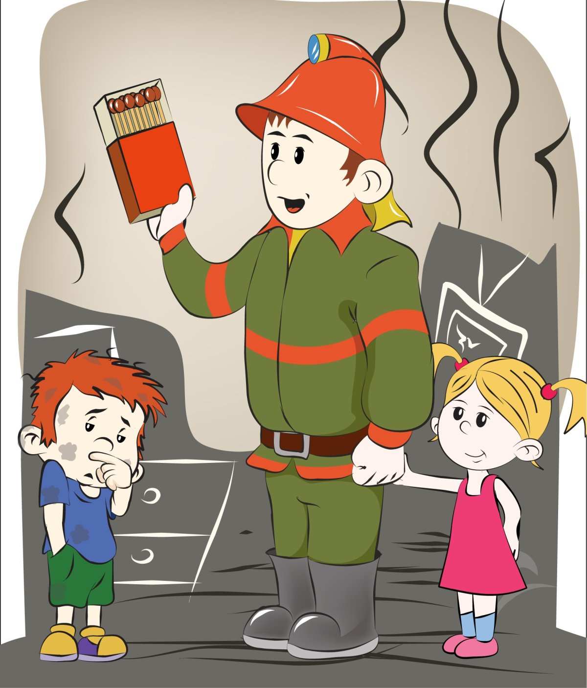 Пожар для детей