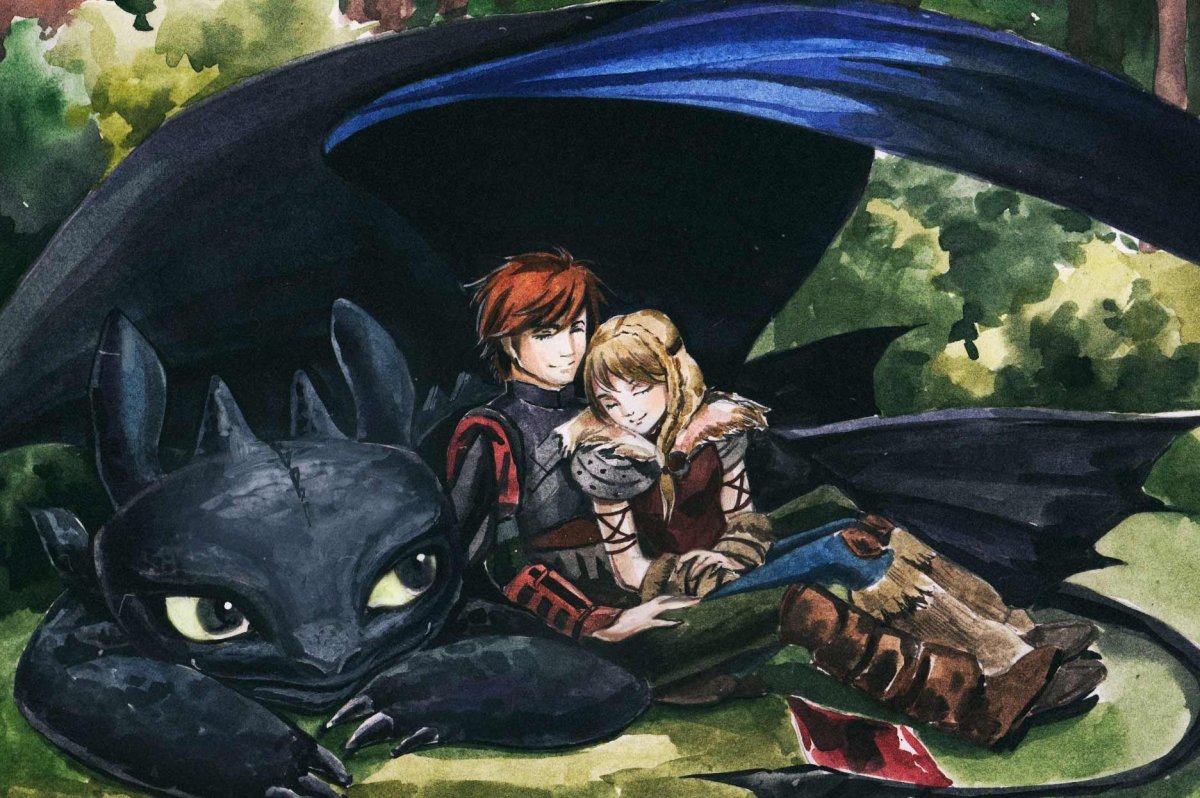 Как приручить дракона 3 ночная фурия