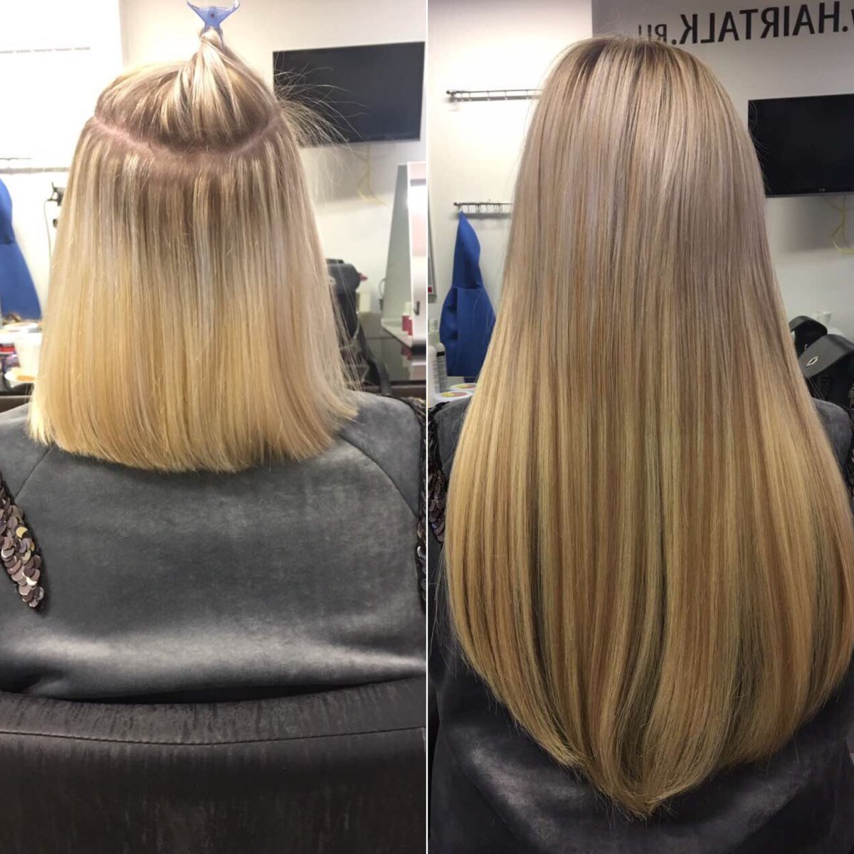 Капсульное наращивание волос