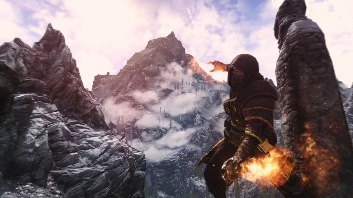 Обои на рабочий стол скайрим