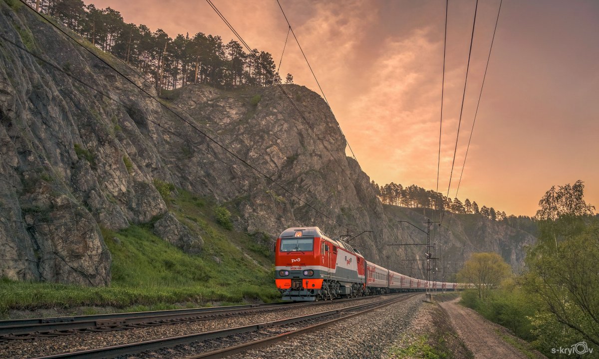 Уральские горы РЖД