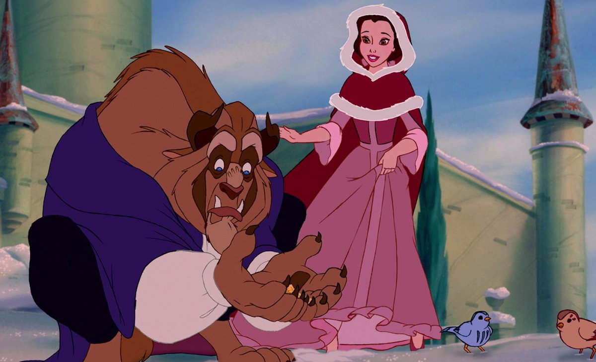 Чудовище из красавица и чудовище Дисней