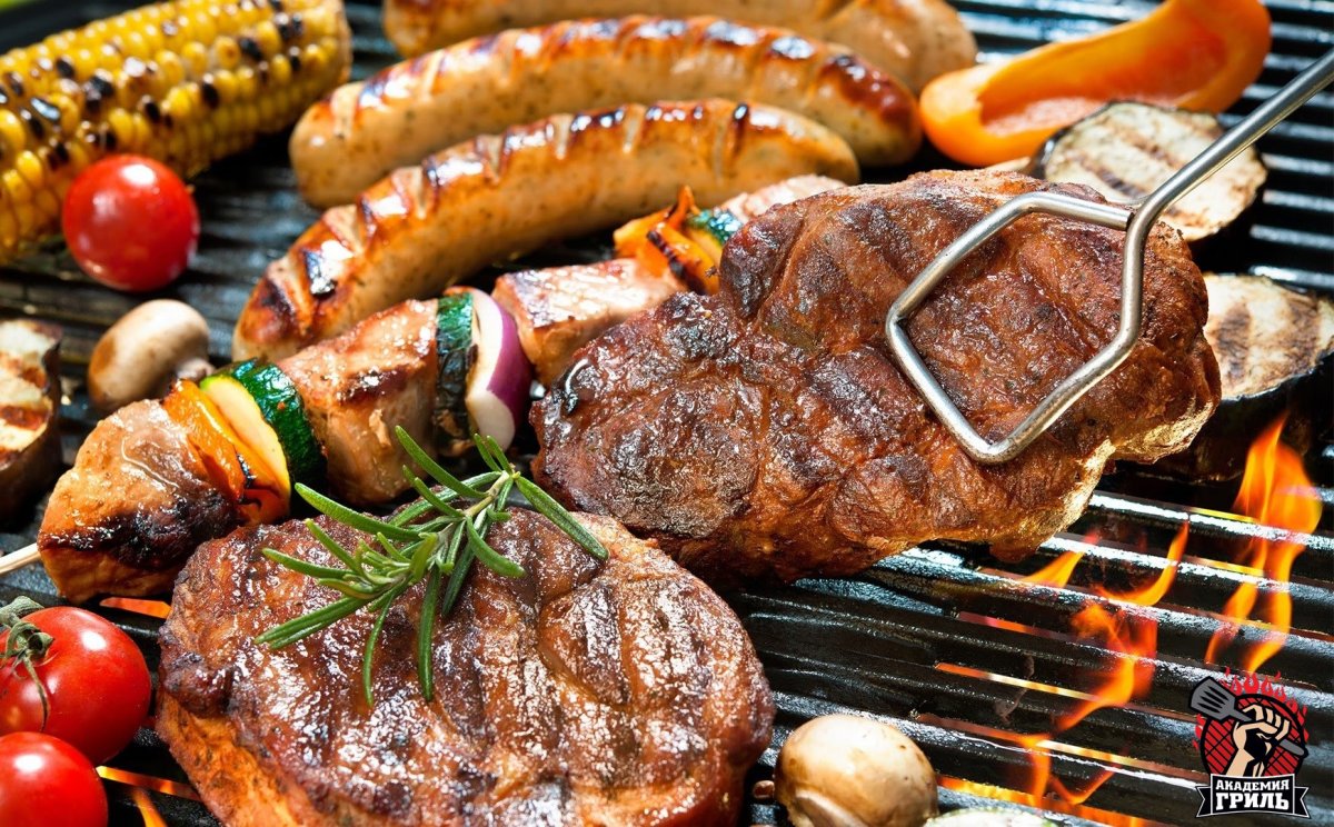 Мясо на мангале