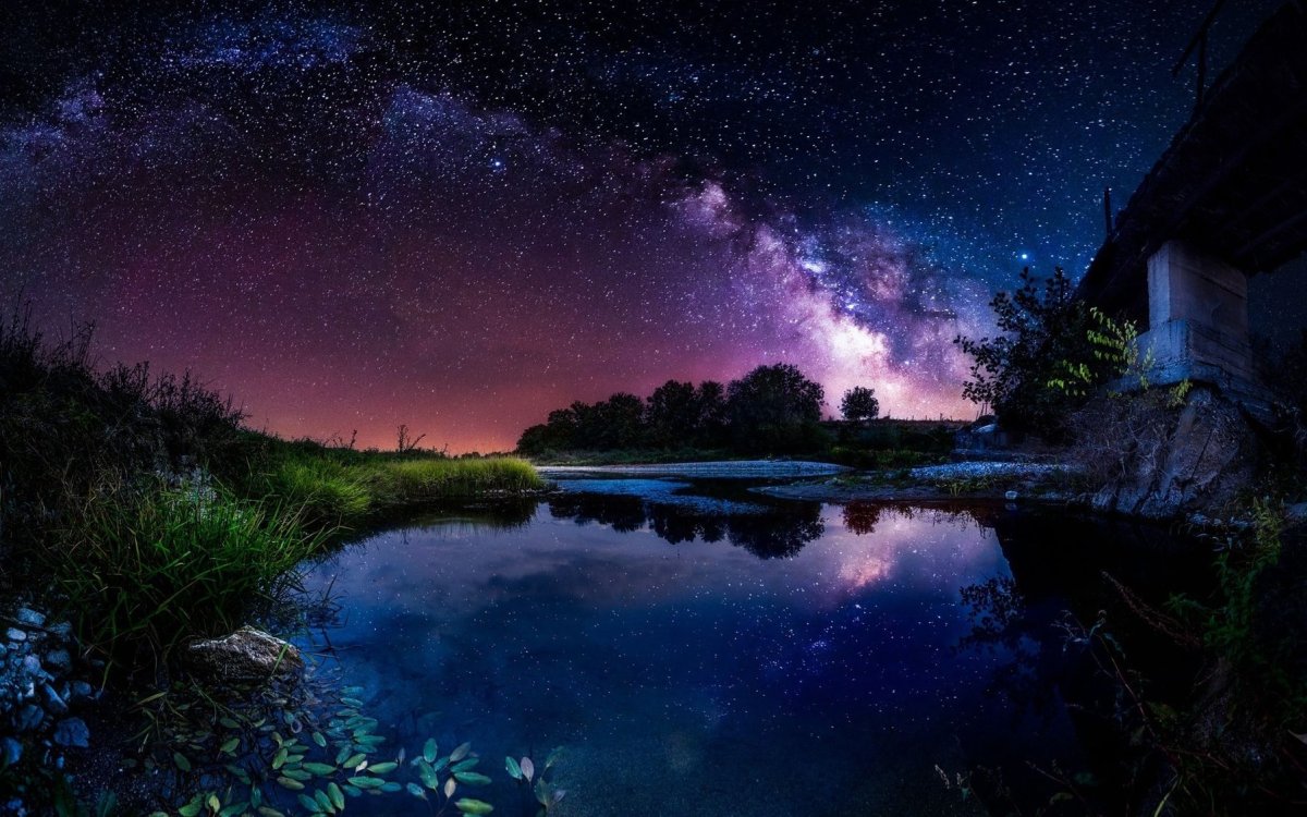 Природа ночью