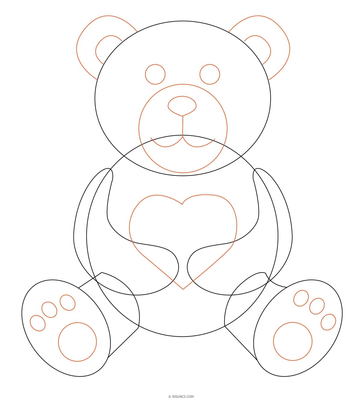 Рисование медведя