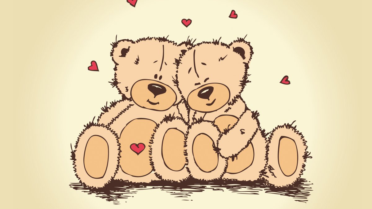 Мишка рисунок карандашом