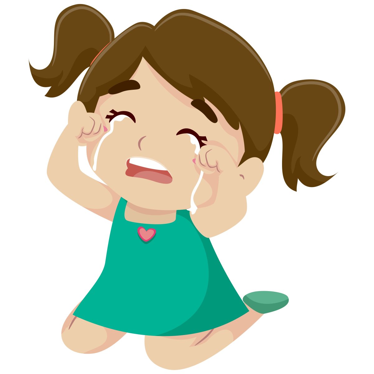 Девочка плачет для детей