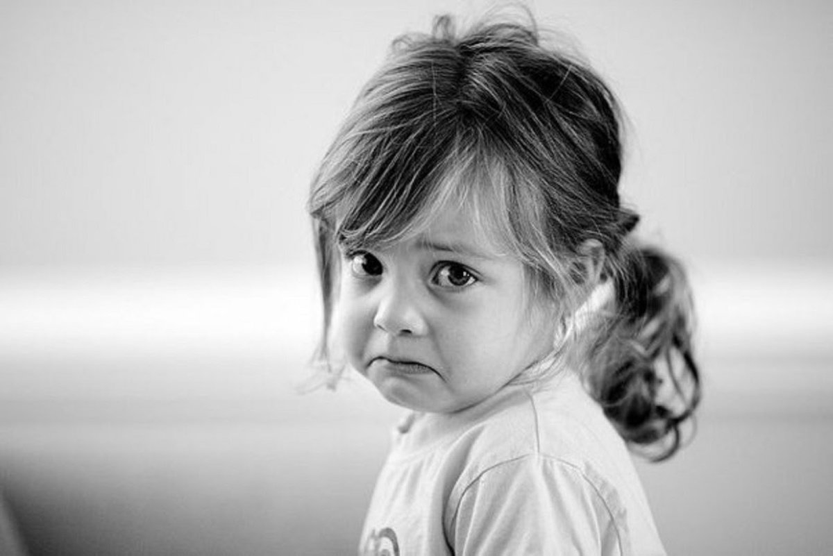 Девочка обиделась