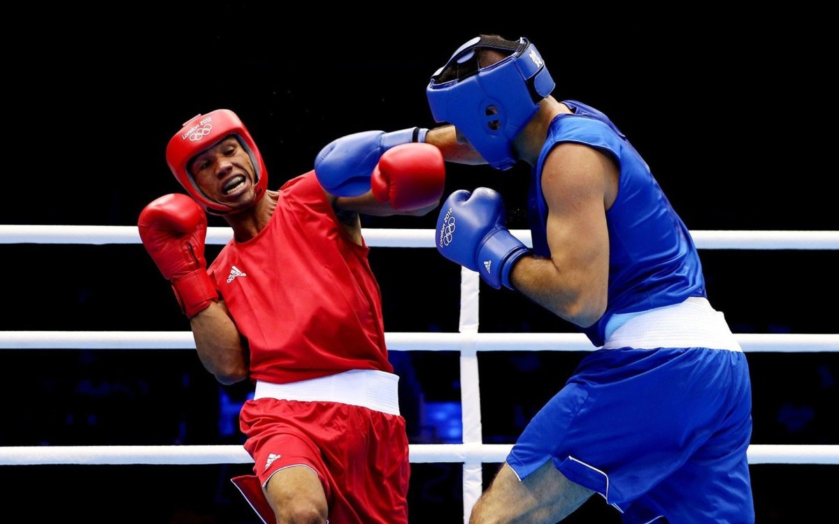 Боксер на ринге