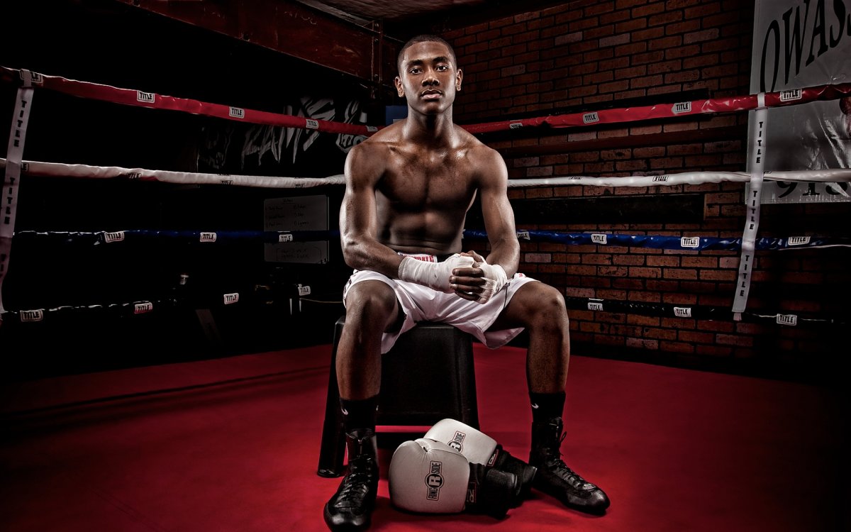 Боксер на ринге