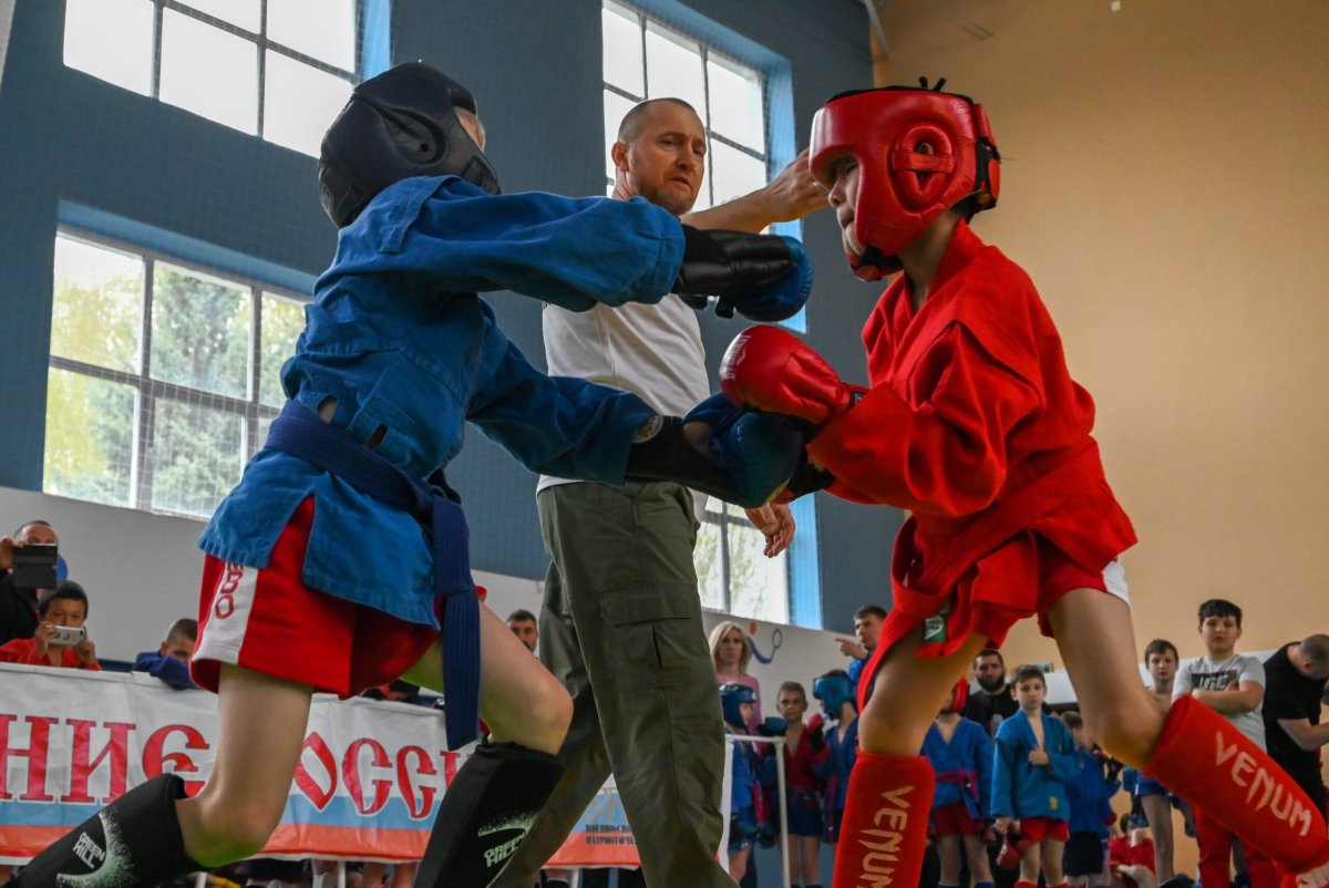 Боевое самбо спортсмены