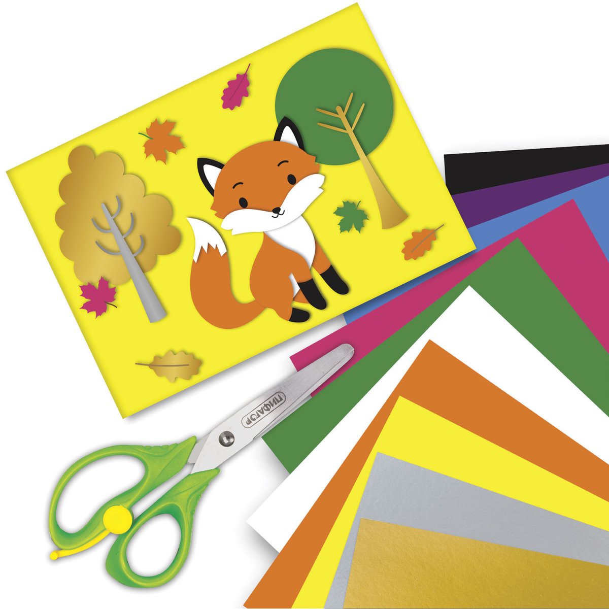 Пифагор цветной картон Волшебный