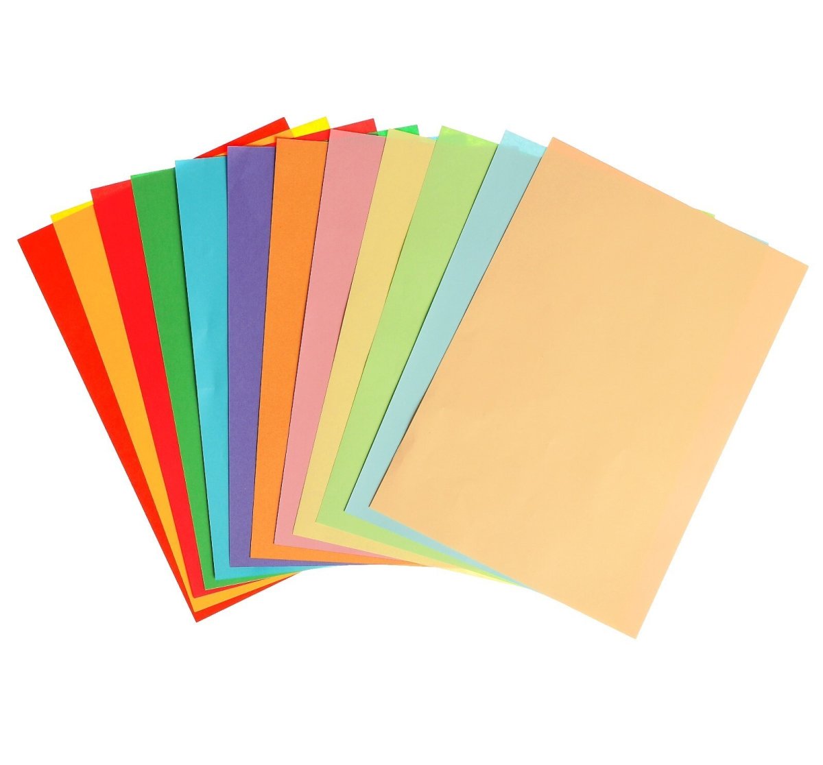 Бумага цветная а4, 36 листов, 12 цветов "для офисной техники", 80 г/м²
