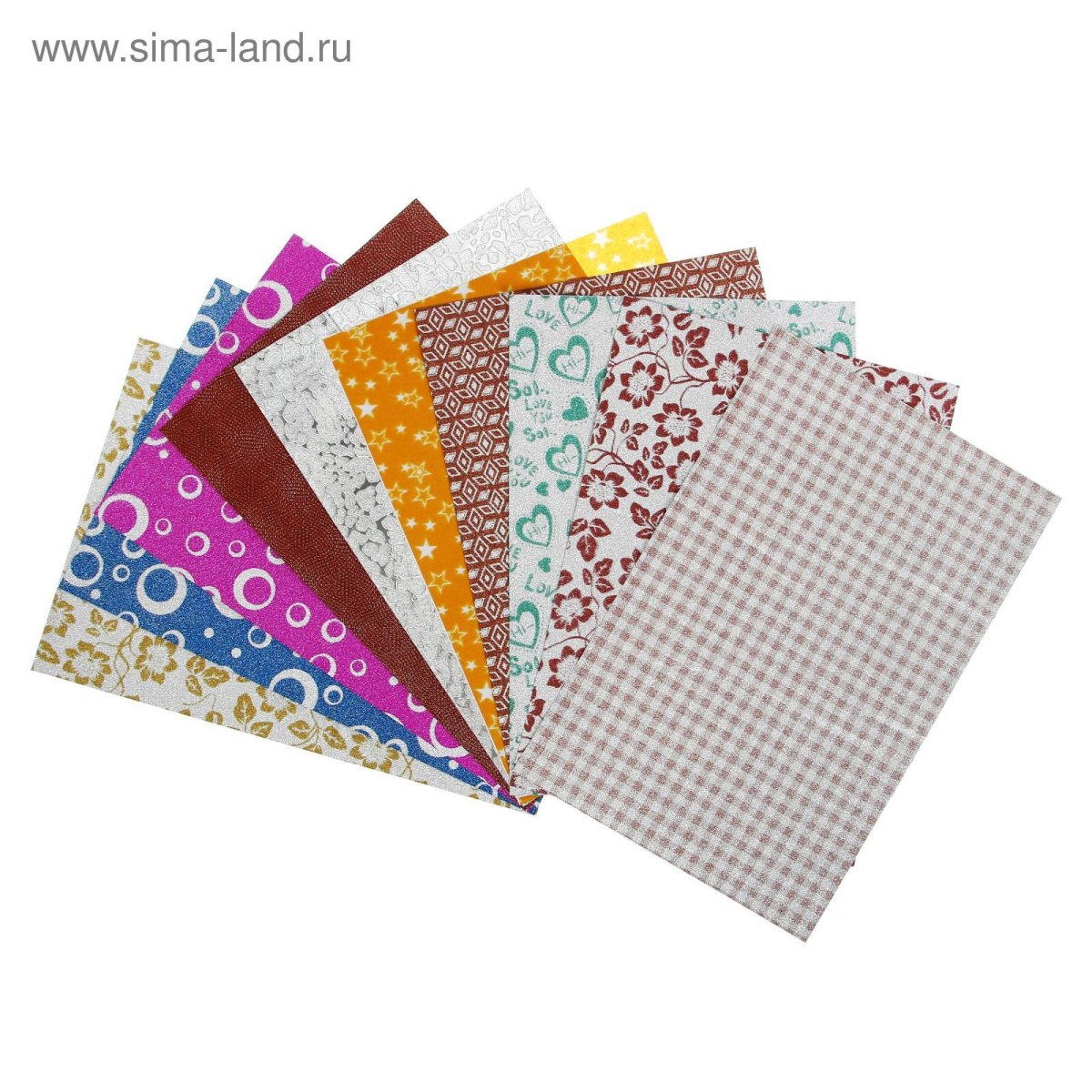 Цветная бумага Волшебная Лисенок-рыболов Пифагор, a4, 10 л., 10 цв.