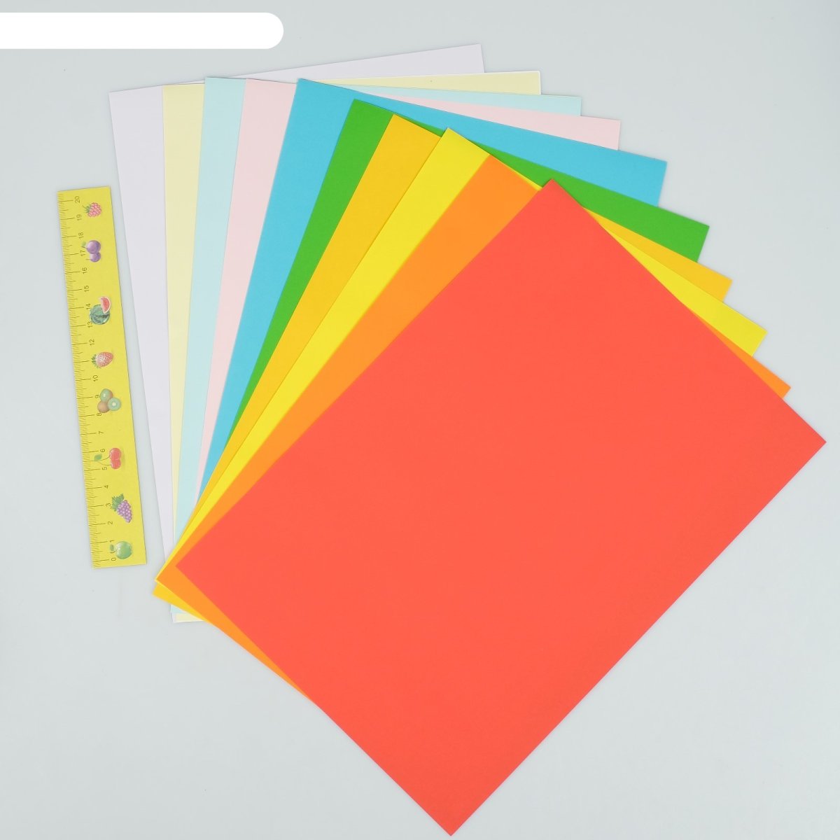 Бумага цветная двусторонняя а4, 16 листoв, 8 цветов «Каляка-Маляка»